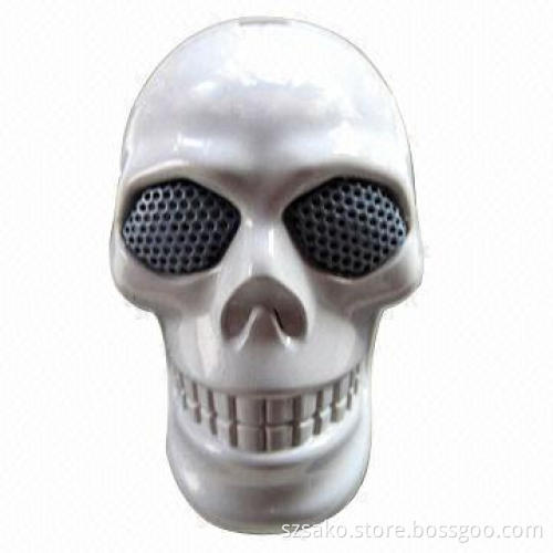 Skull-shaped Bluetooth Speaker, Wireless with Flash Eyes, Suitable for Promotions/Gift/Store/Sale